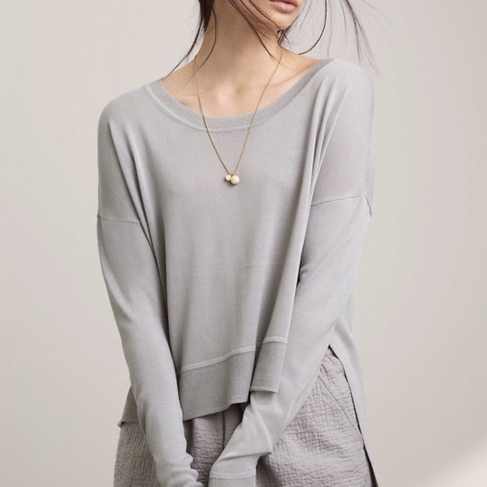 Wilfred Asymmetrical Knit Top